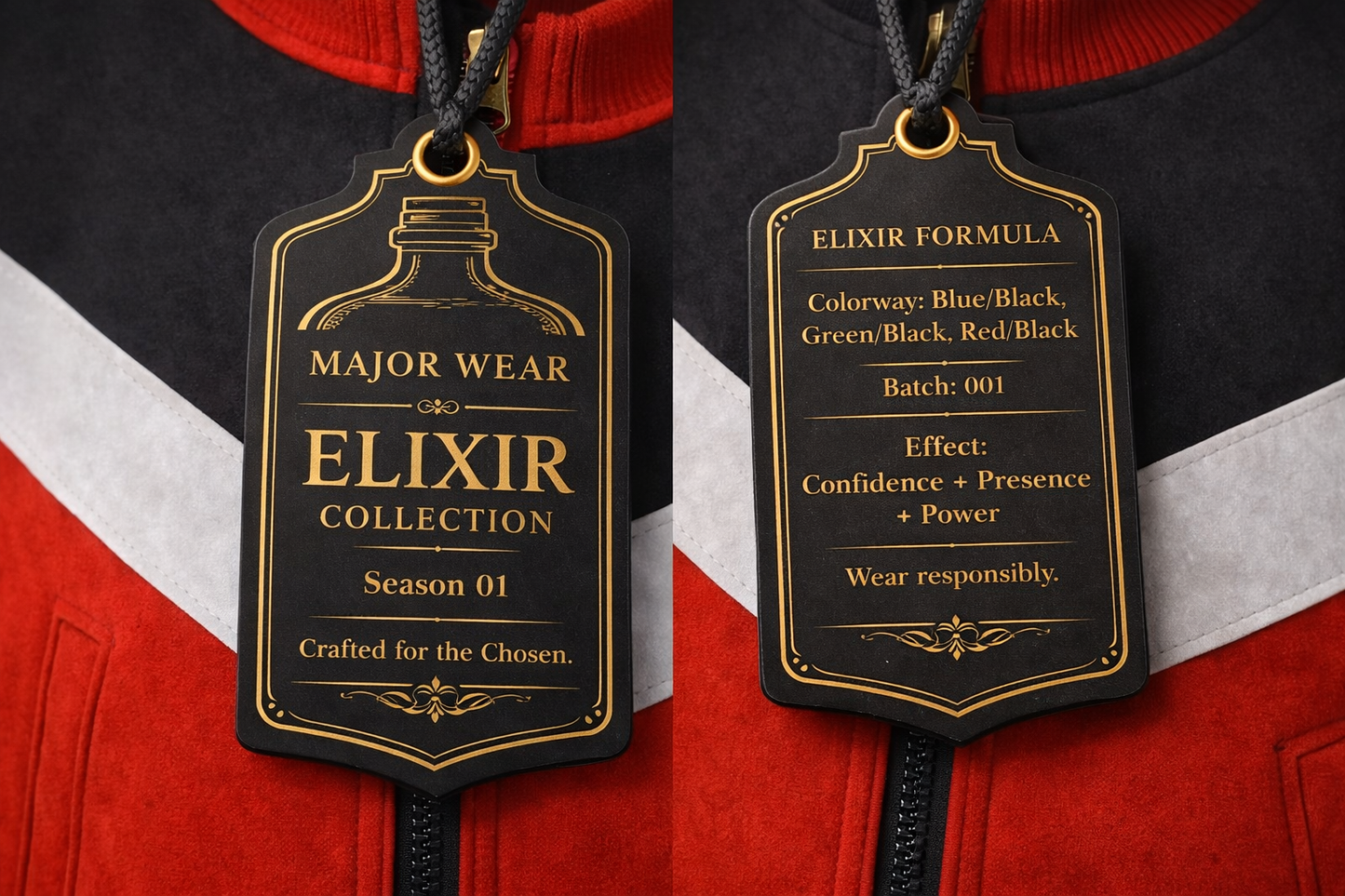Elixir Origin Track Jacket Campari Red